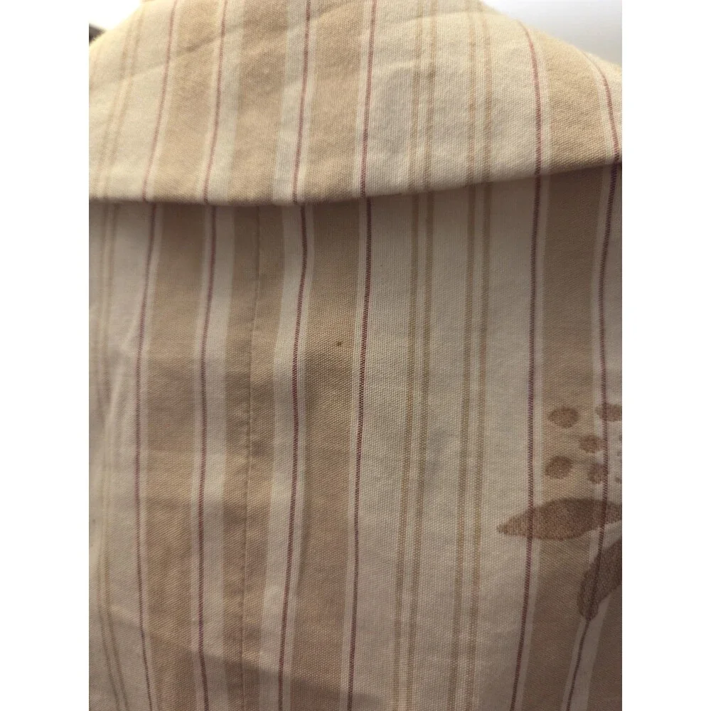 Escada Sport Blazer Cotton Pockets Striped Floral Women's 34 / XS Spring Career - Picture 9 of 10